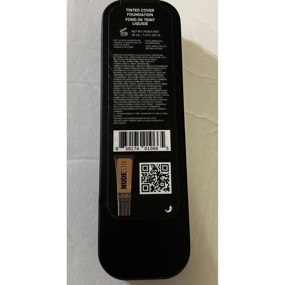 NUDESTIX Tinted Cover Foundation Liquid Foundation 1.0 Fl Oz Nude 7 With Box NEW